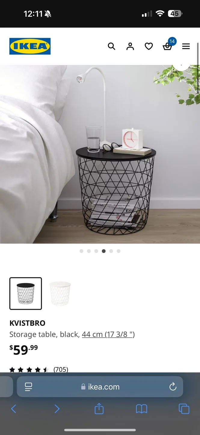 IKEA KVISTRÖ Storage Table thumbnail