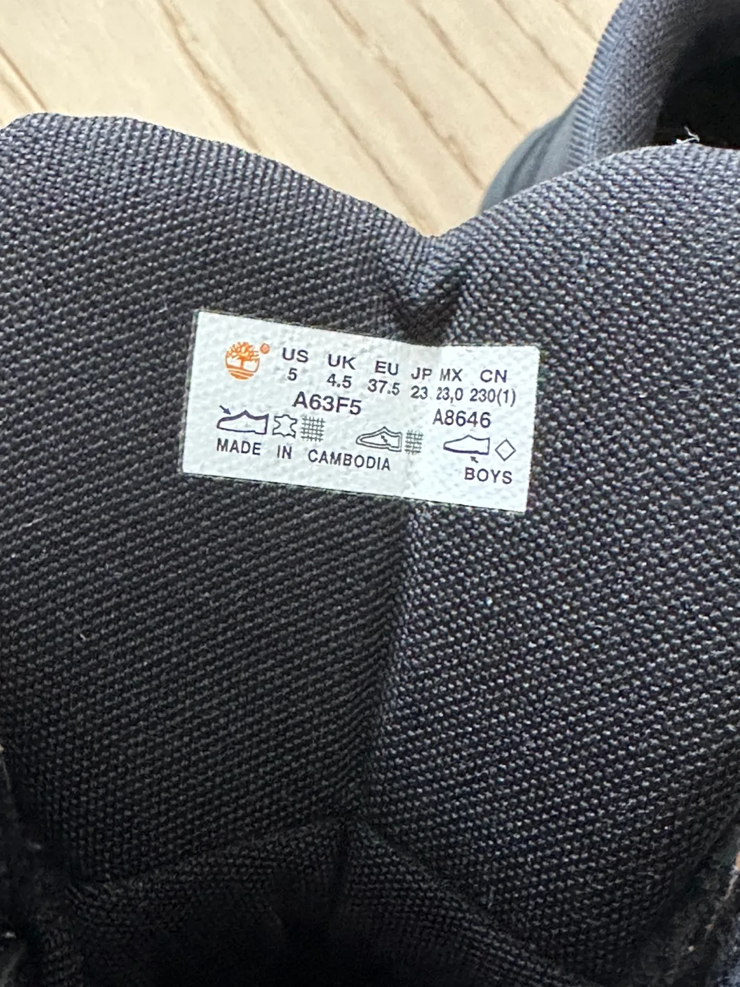 Timberland Boys' Boots Size 5 (US) image indicator(3)