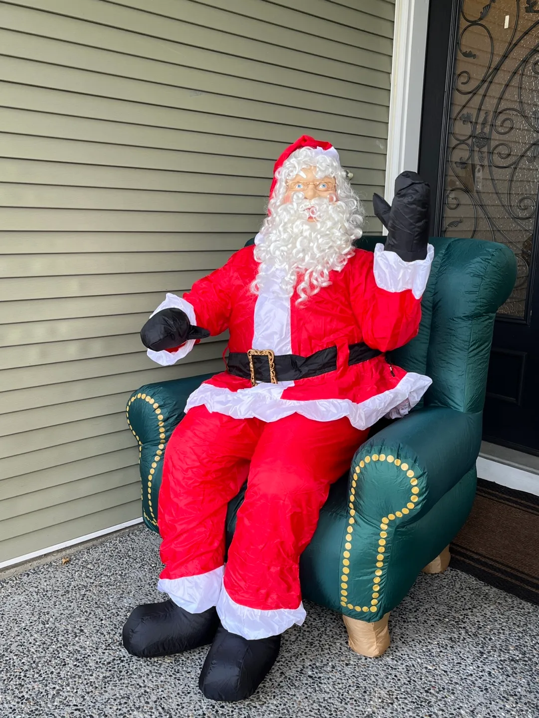 Bnib Inflatable Santa Claus in Chair image indicator(2)