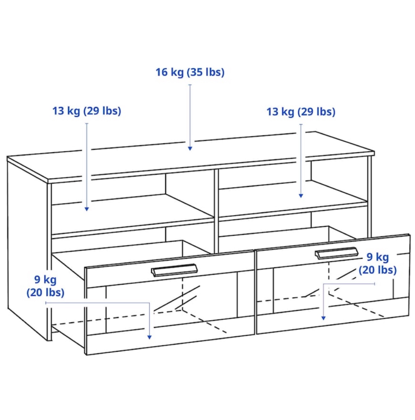 IKEA BRIMNES TV Bench - photo 5