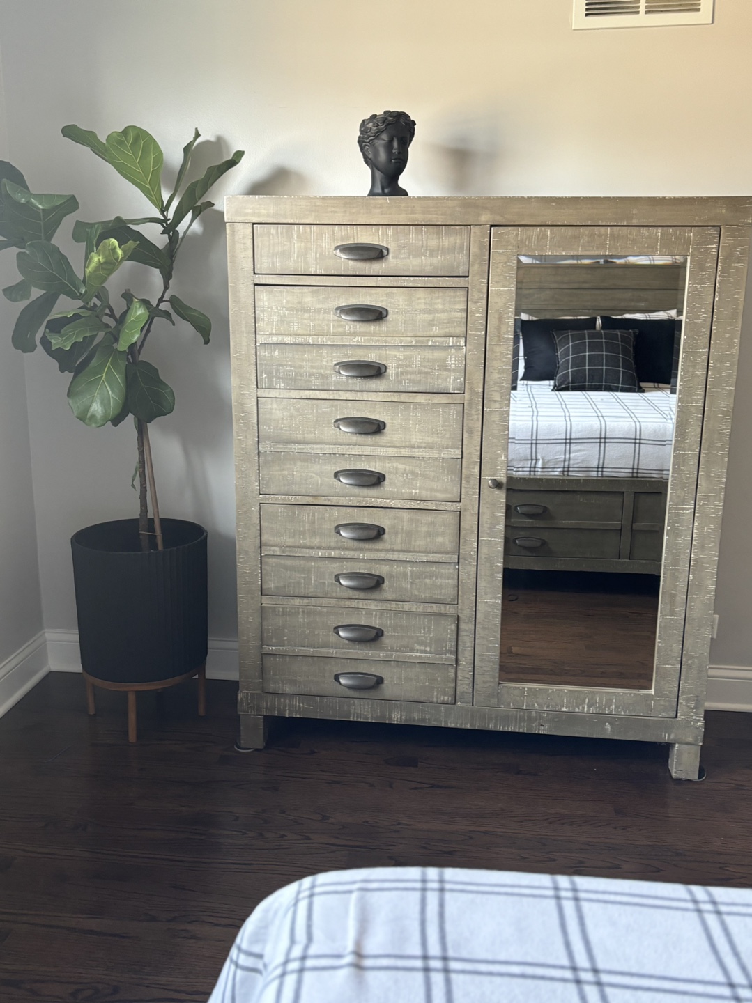 Tall Dresser/ armoire with Mirror