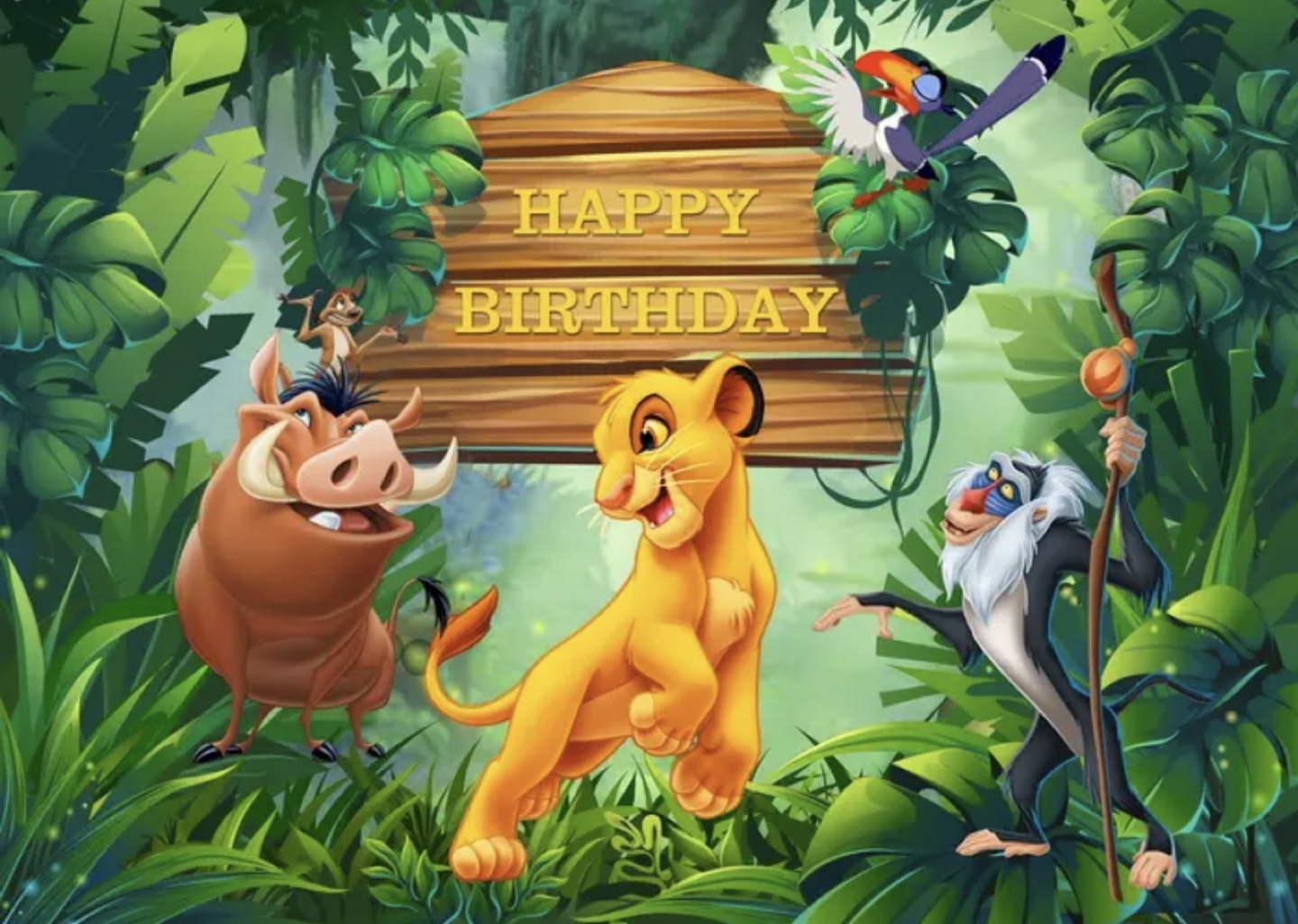 The Lion King Party Backdrop