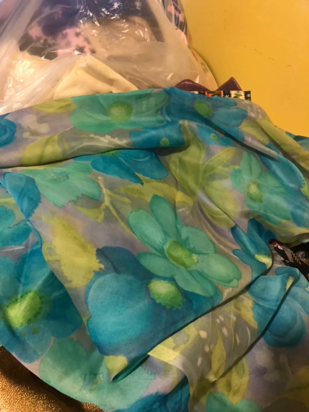 Assortment of Vintage Fabric Remnants image indicator(2)