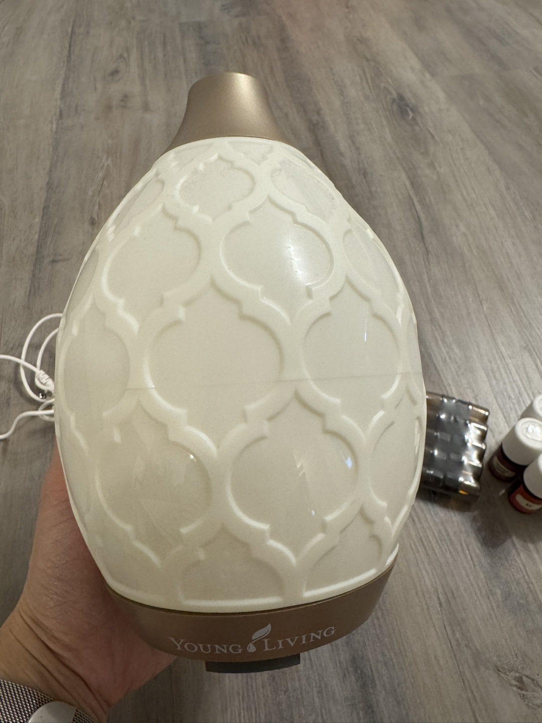 Young Living Diffuser and Essential Oils