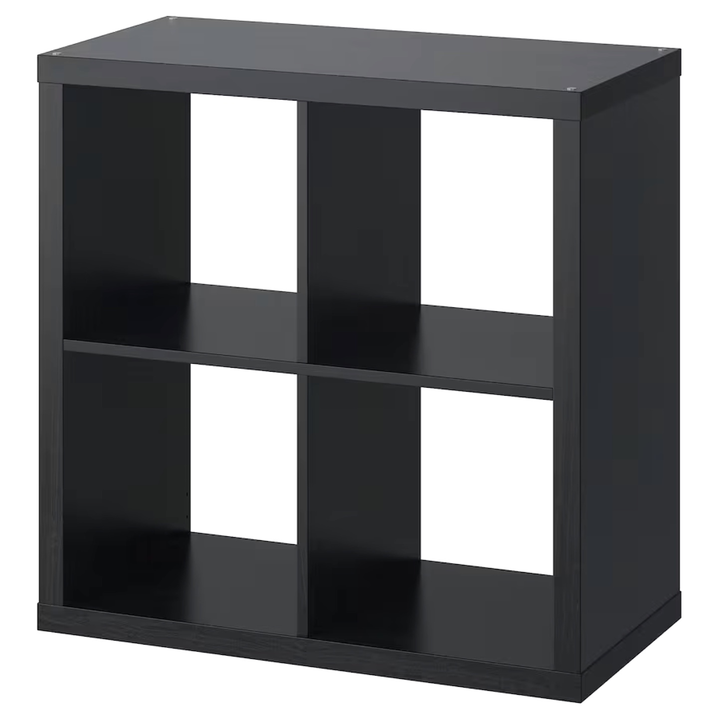 IKEA Kallax Shelving Unit with 2 Beige Storage Box