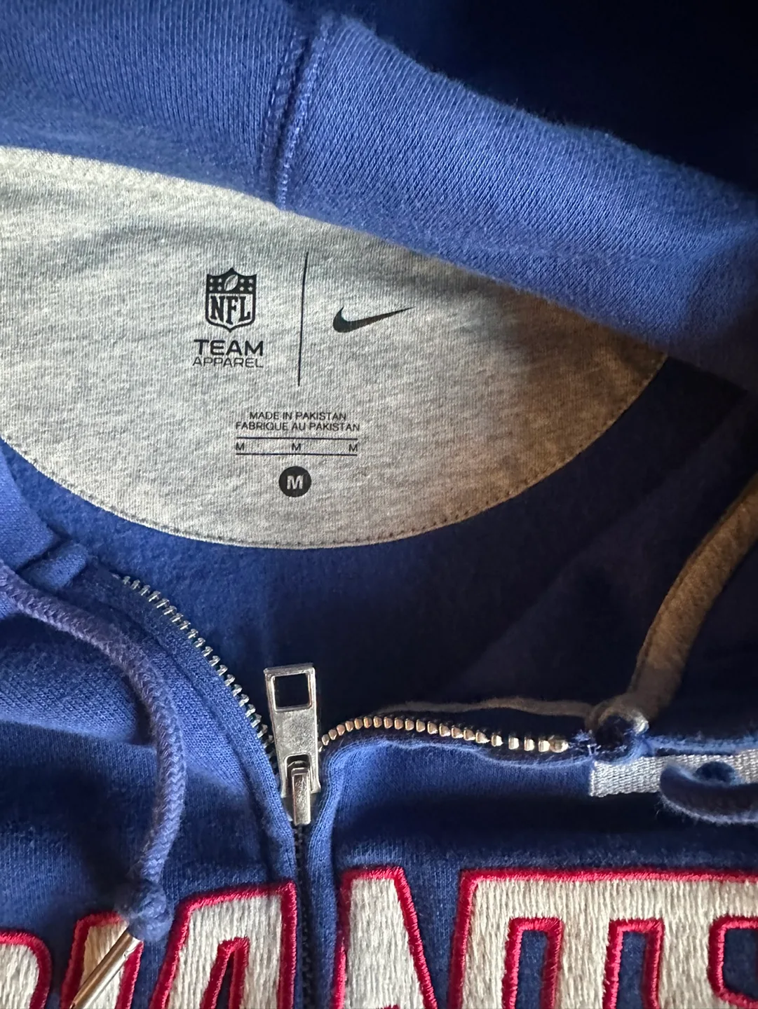 New York Giants zip jump jacket image indicator(4)