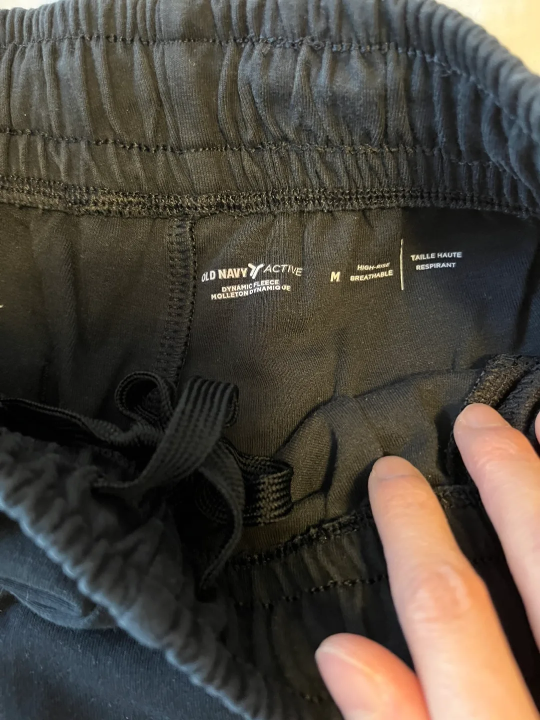 Womans fleece joggers with zippered pockets  Size Medium image indicator(2)