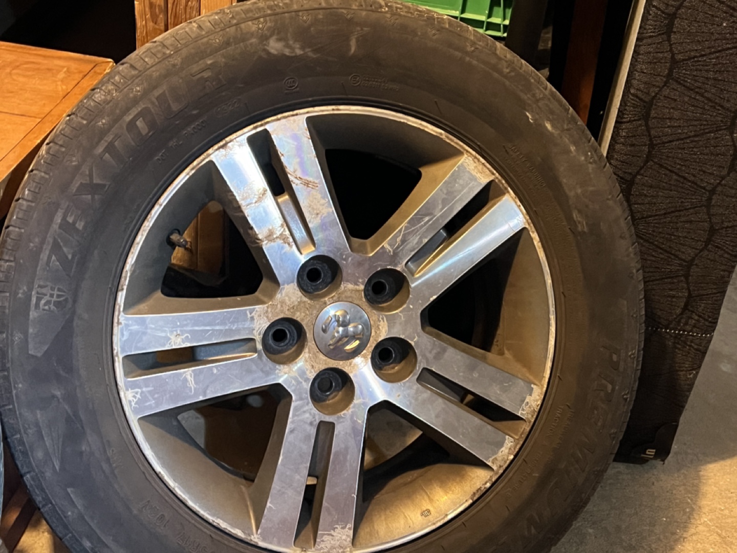 Set of 4 Dodge Ram 1500 Wheels and Tires