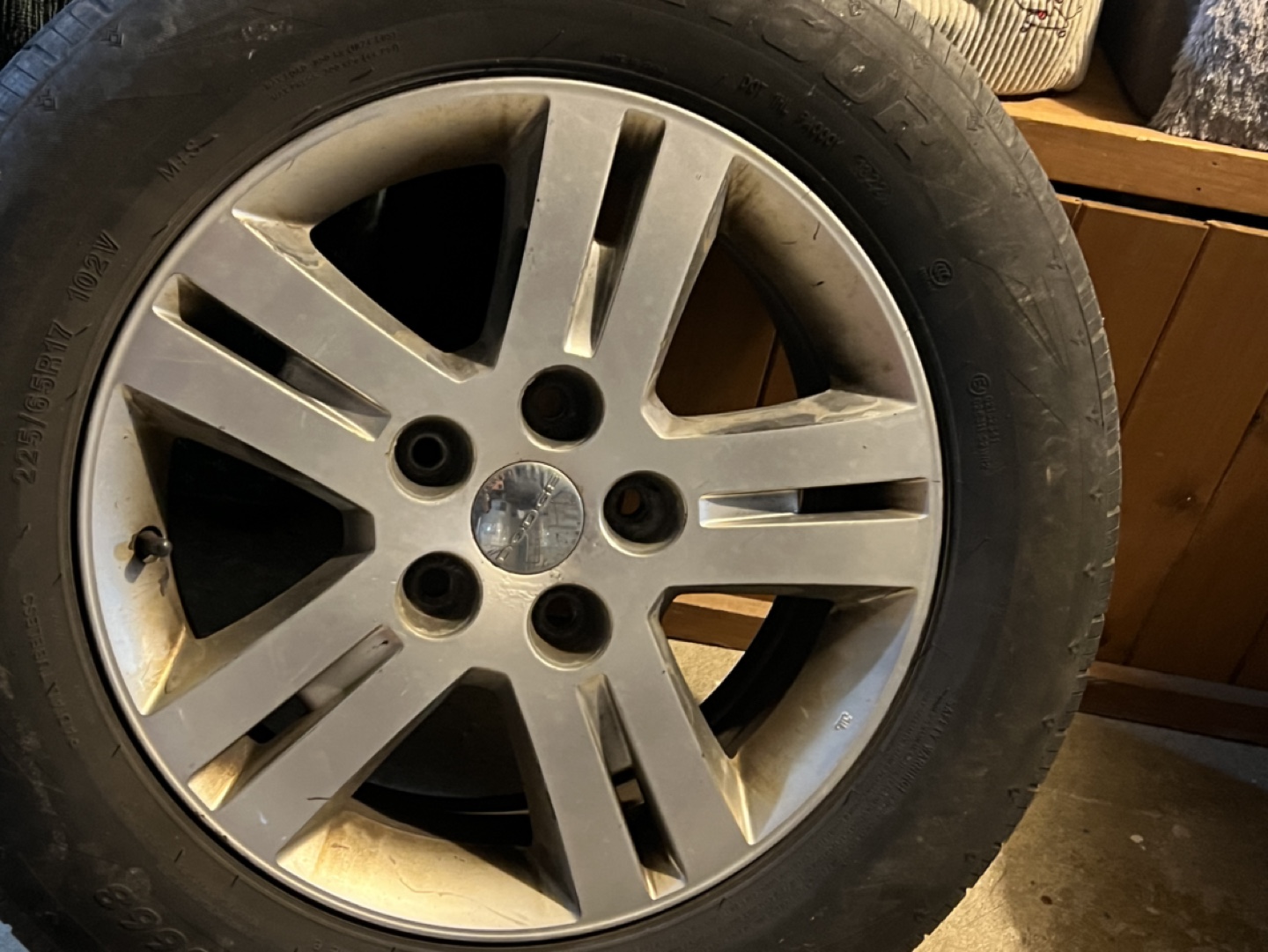 Set of 4 Dodge Ram 1500 Wheels and Tires - photo 3