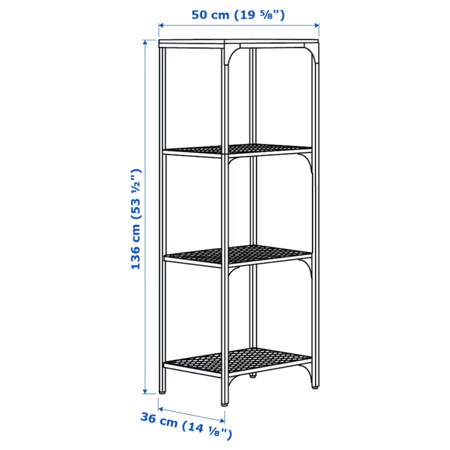 x2 IKEA Fjallbo Shelf Unit - photo 4