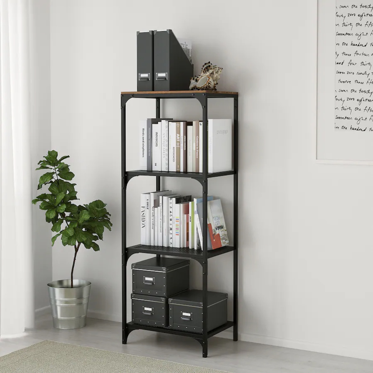 x2 IKEA Fjallbo Shelf Unit - photo 2