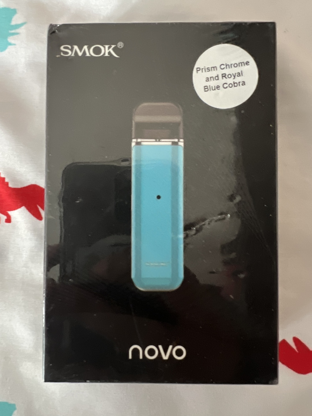 SMOK Novo Vape Kit - Prism Chrome and Royal Blue Cobra