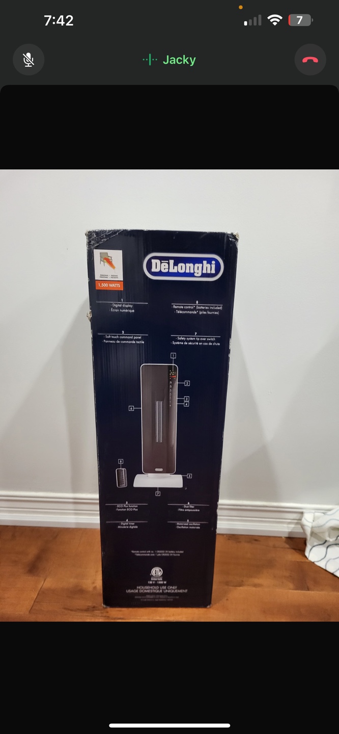 Delonghi Ceramic Tower Heater
