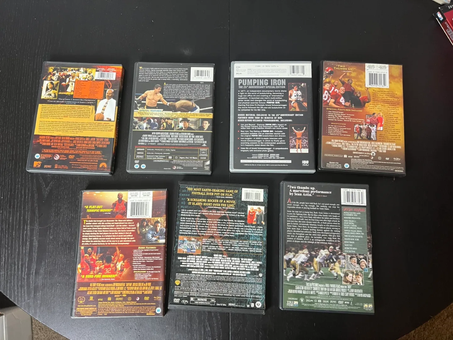 🎬 Ultimate Sports Movie DVD Bundle – 7 Films for Only $20! 🎬 image indicator(3)