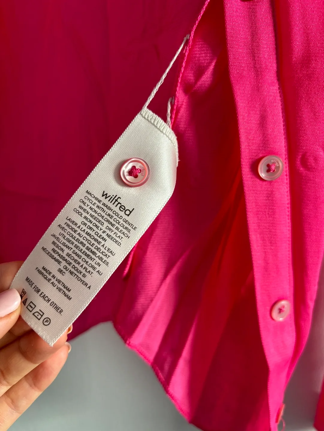 Aritzia Wilfred | See through button up - XS image indicator(3)