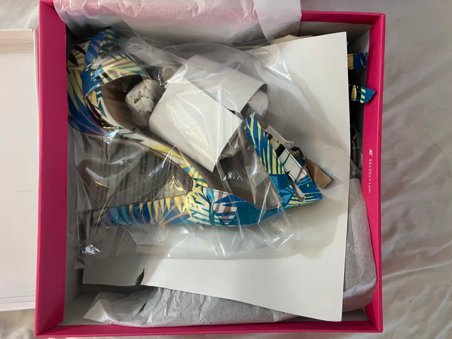 JustFab Women's Floral High Heel Sandals image indicator(3)