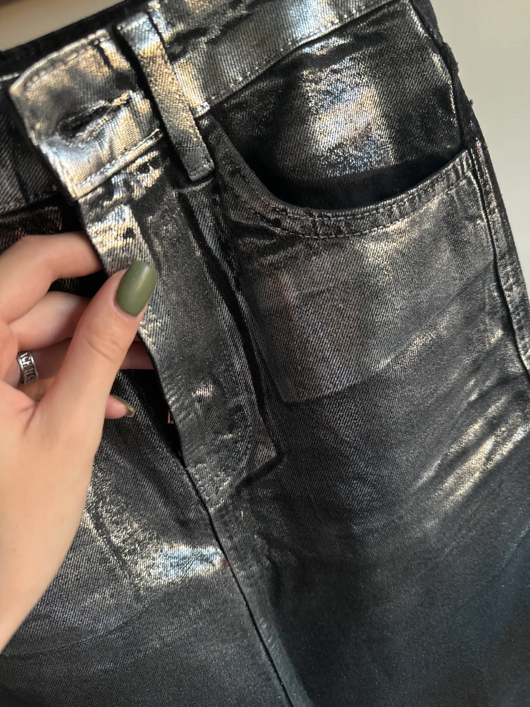 Metallic Silver Skirt image indicator(3)