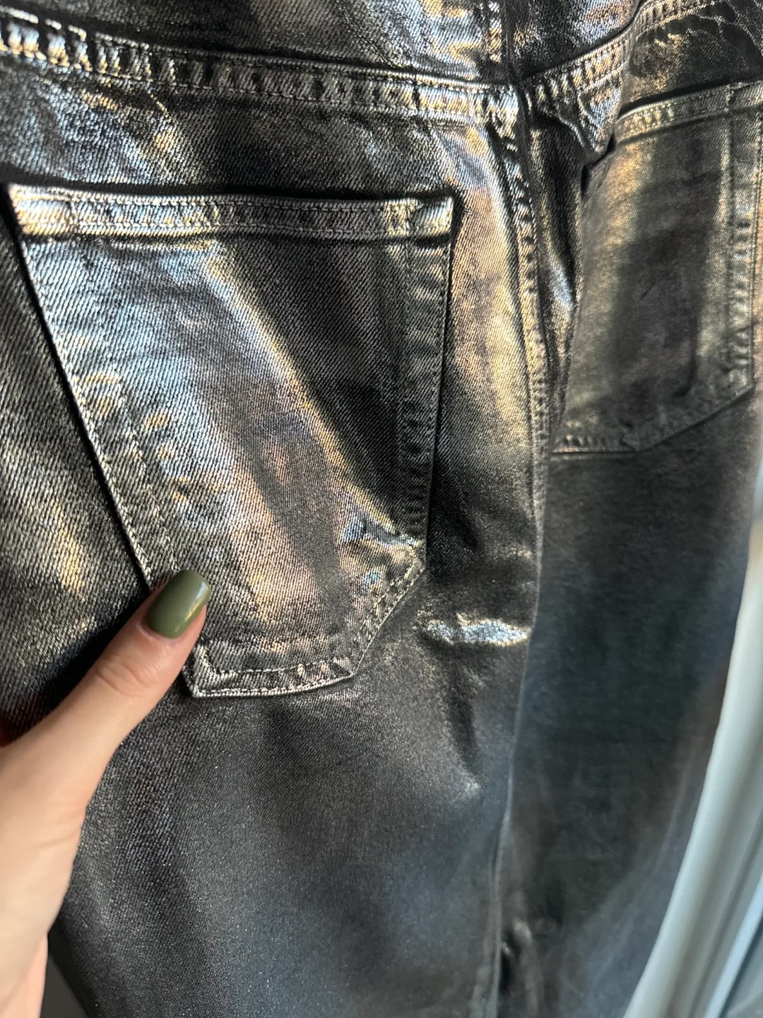 Metallic Silver Skirt image indicator(4)