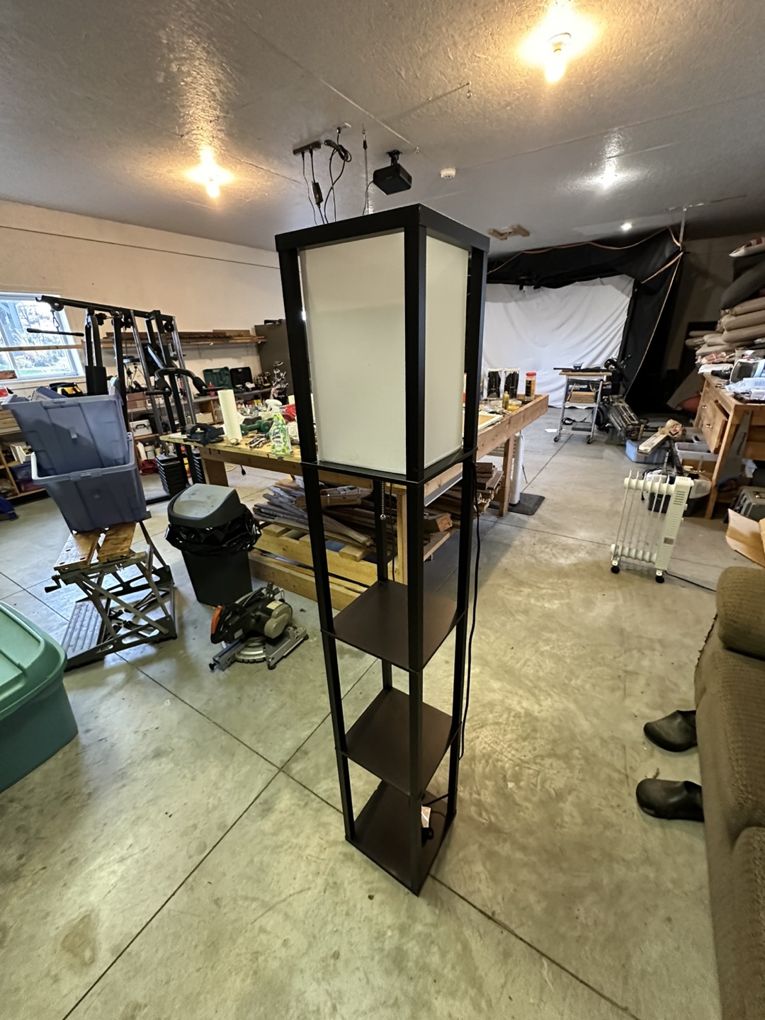 Floor Lamp with Shelves - photo 2
