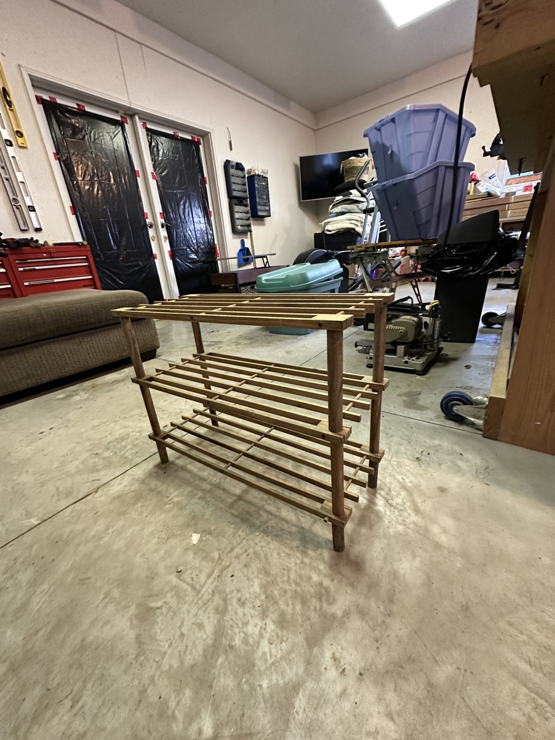 Wooden Shoe Rack - photo 2