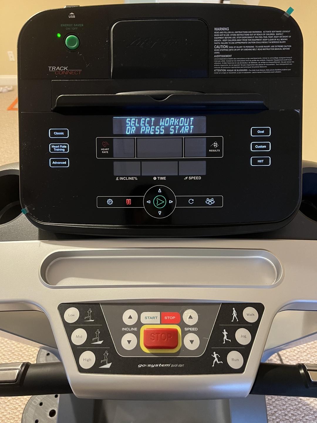 Life Fitness Treadmill - photo 2