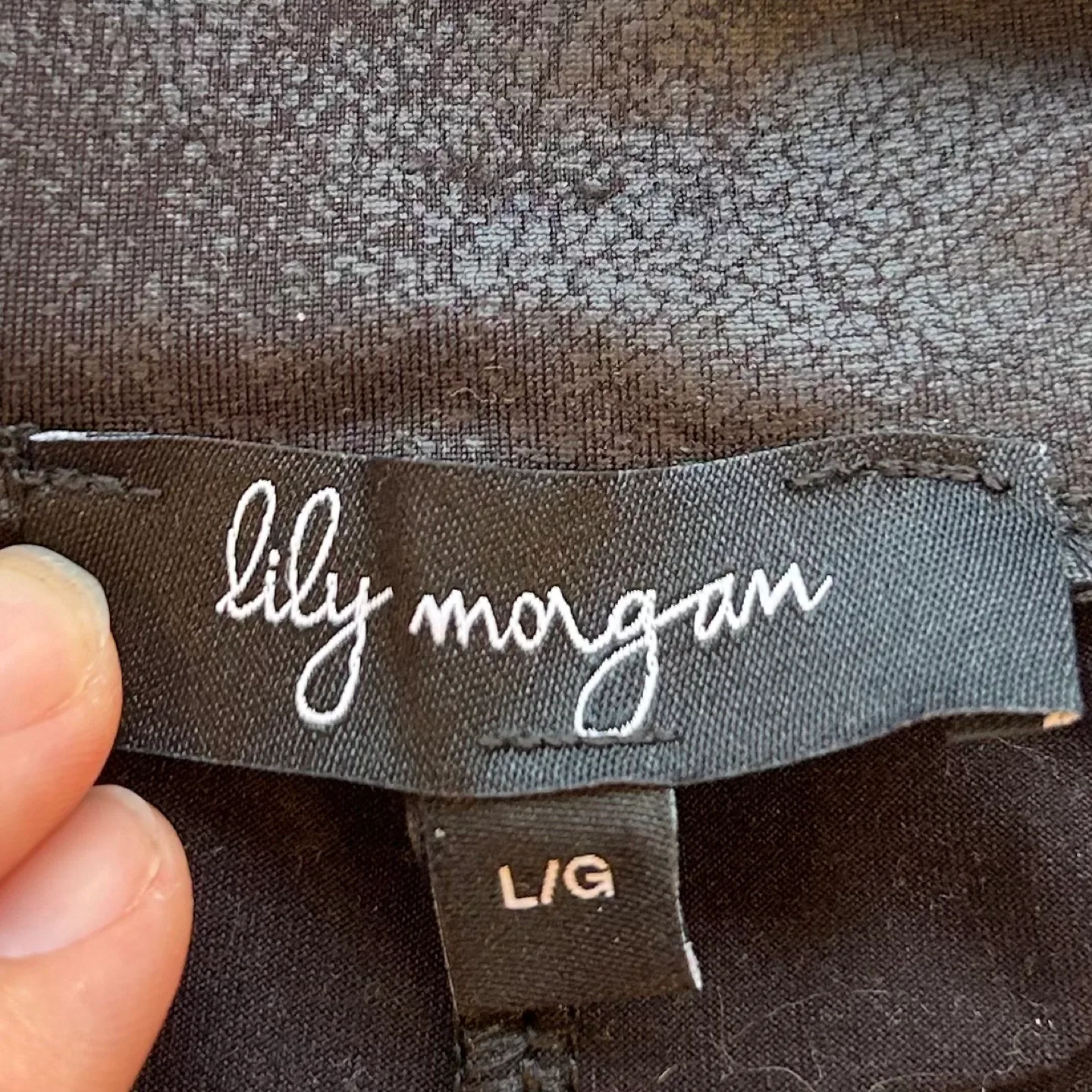 Lily Morgan Coated Faux Leather Leggings Womens Size L image indicator(4)