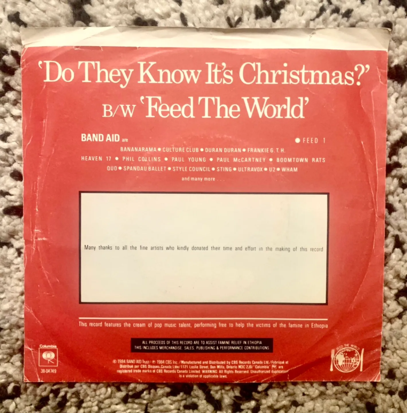 ‘Do They Know It’s Christmas?’ Record image indicator(2)
