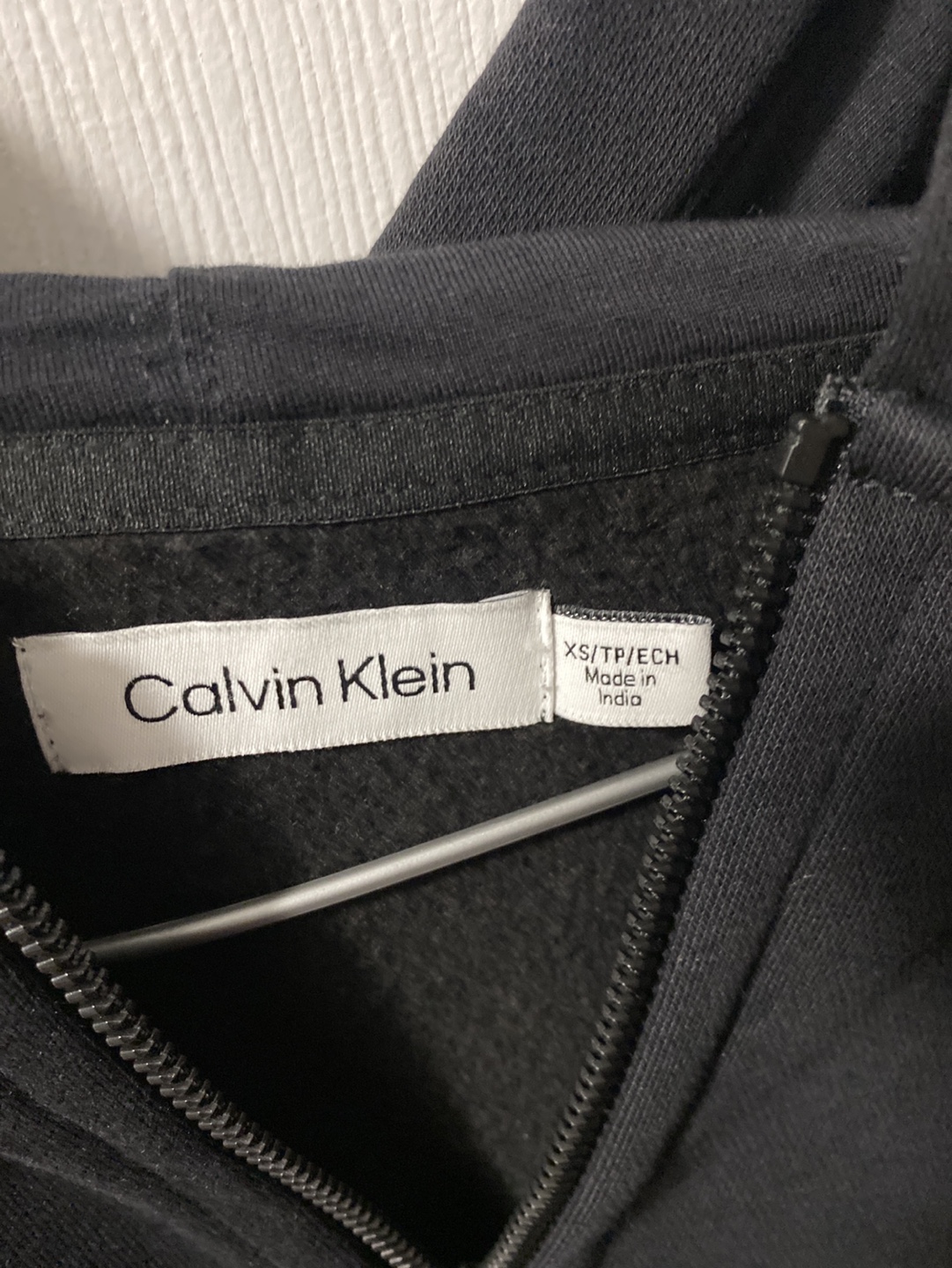 Calvin Klein Black Zip Up Hoodie - photo 3