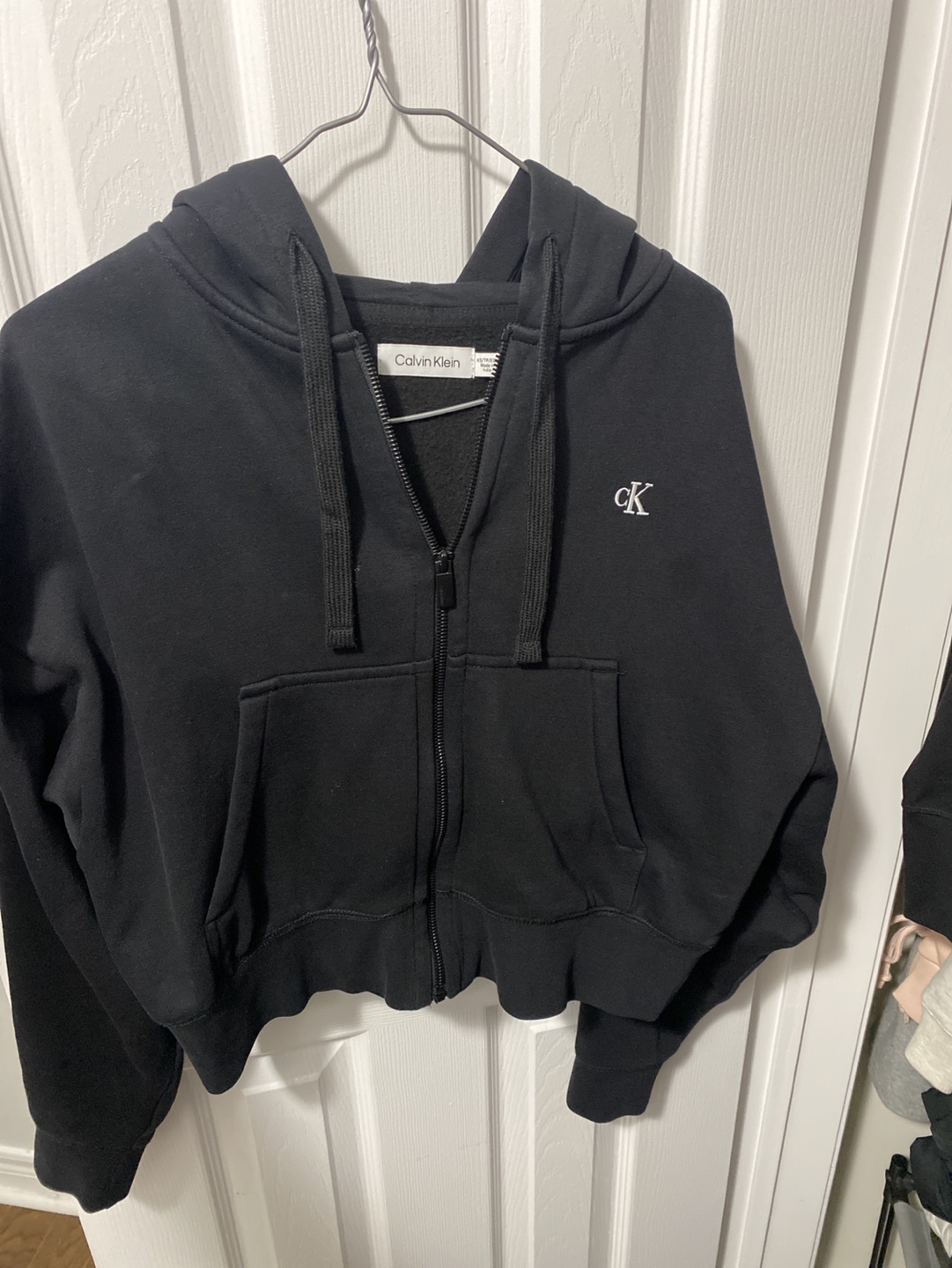 Calvin Klein Black Zip Up Hoodie