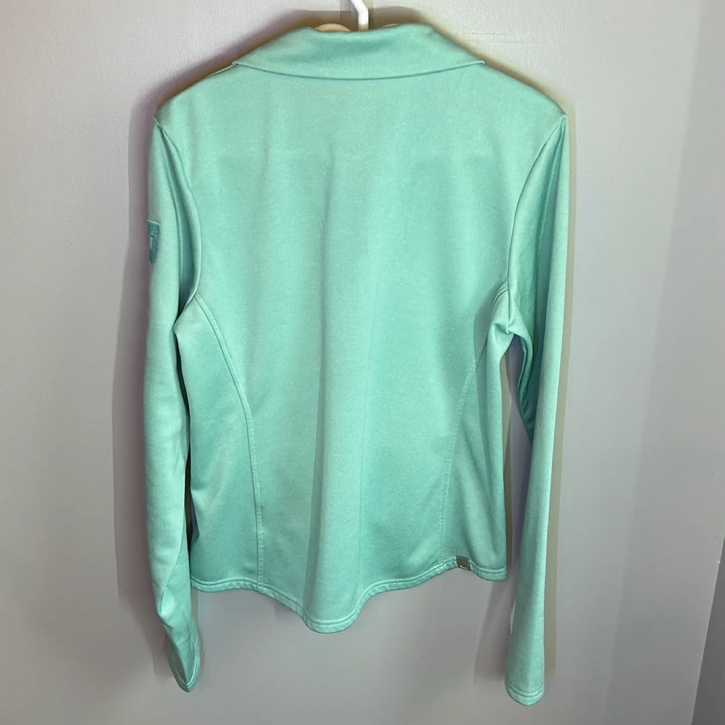 Bench Mint Green Fitted Zip Up Lightweight Jacket Size XL image indicator(5)