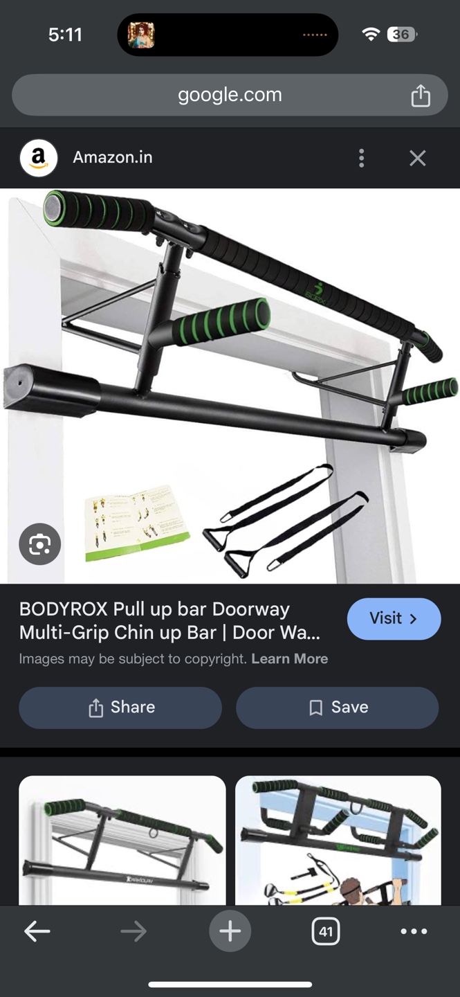 BODYROX Doorway Pull Up Bar - photo 3