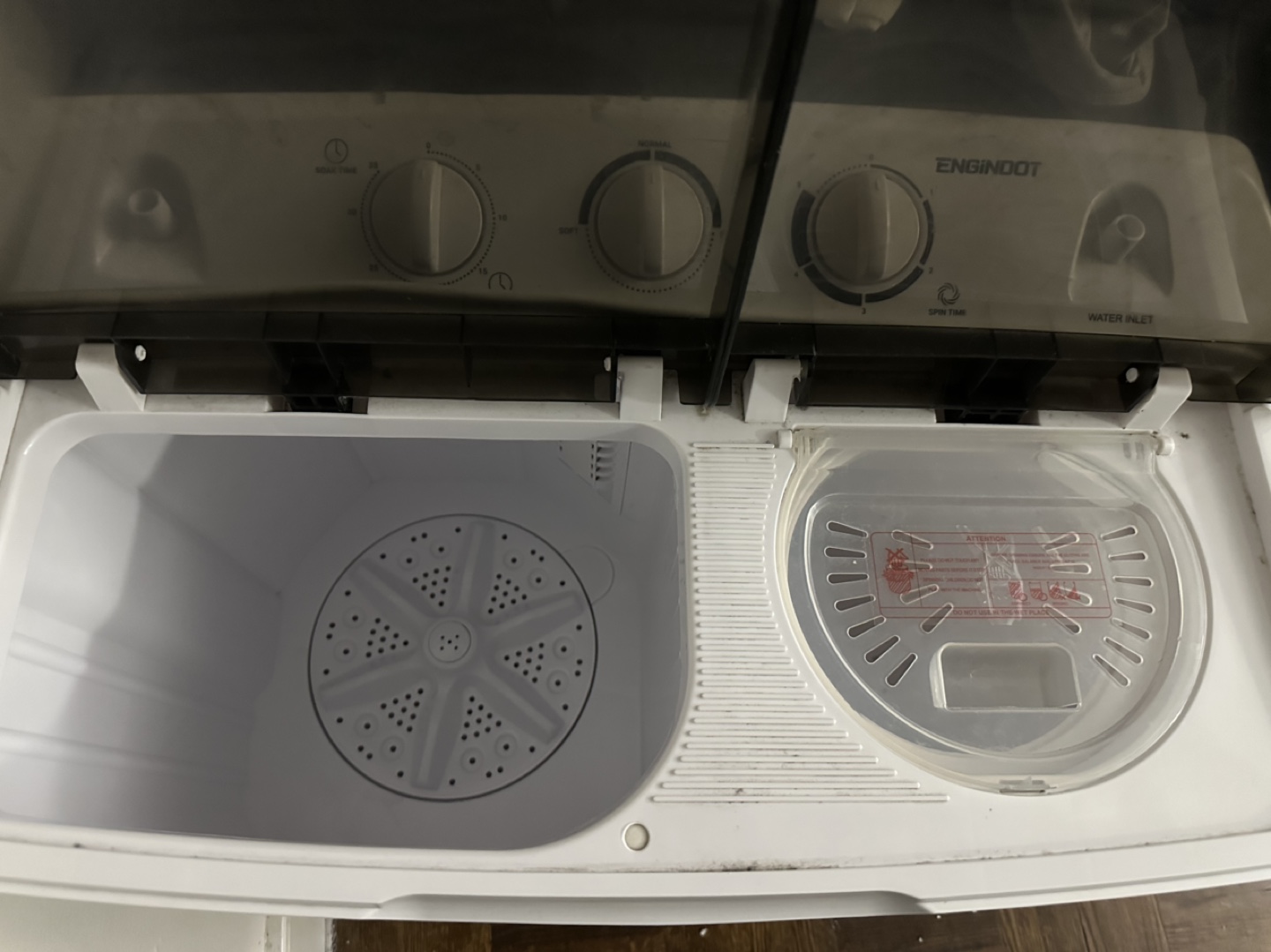 ENGINDOOT Portable Compact Twin Tub Washing Machine - photo 2