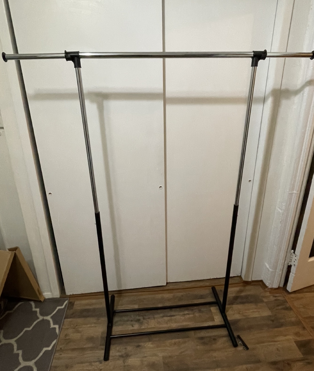 Black Metal Garment Rack