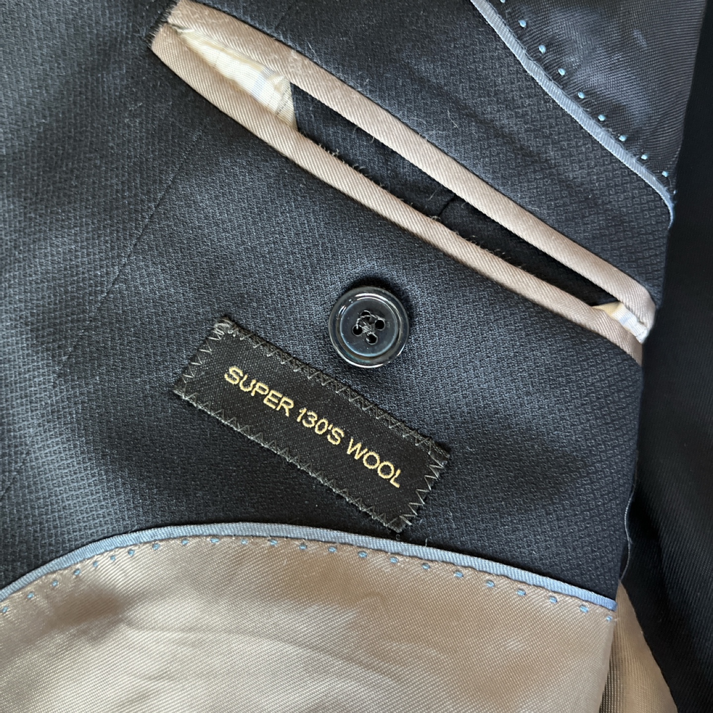 Massimo Dutti Dark Navy Suit Jacket and Pants - photo 5