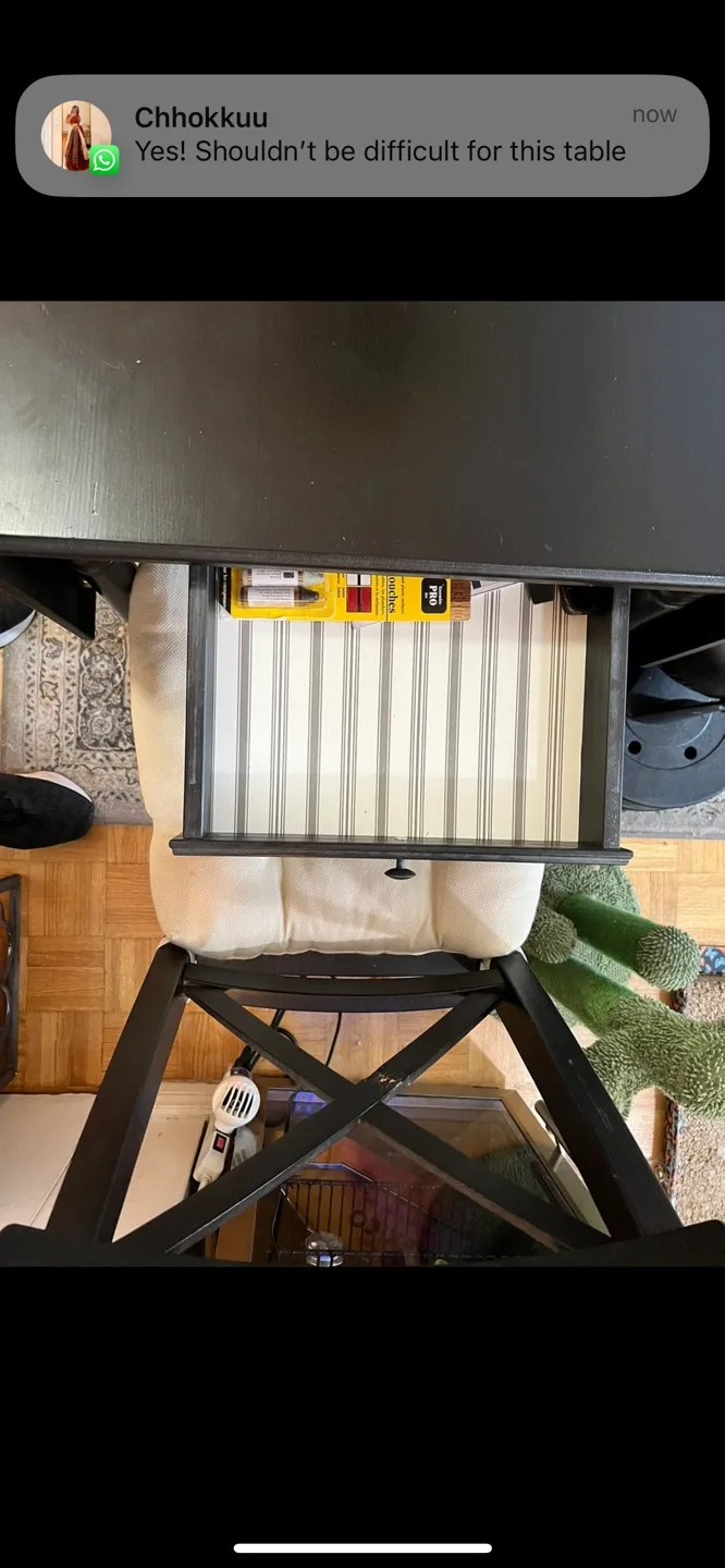 (Moving Sales) IKEA Dining table and Chairs - Extendable image indicator(5)