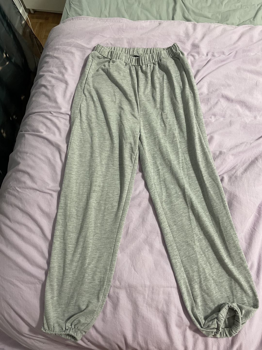 Grey sweatpants