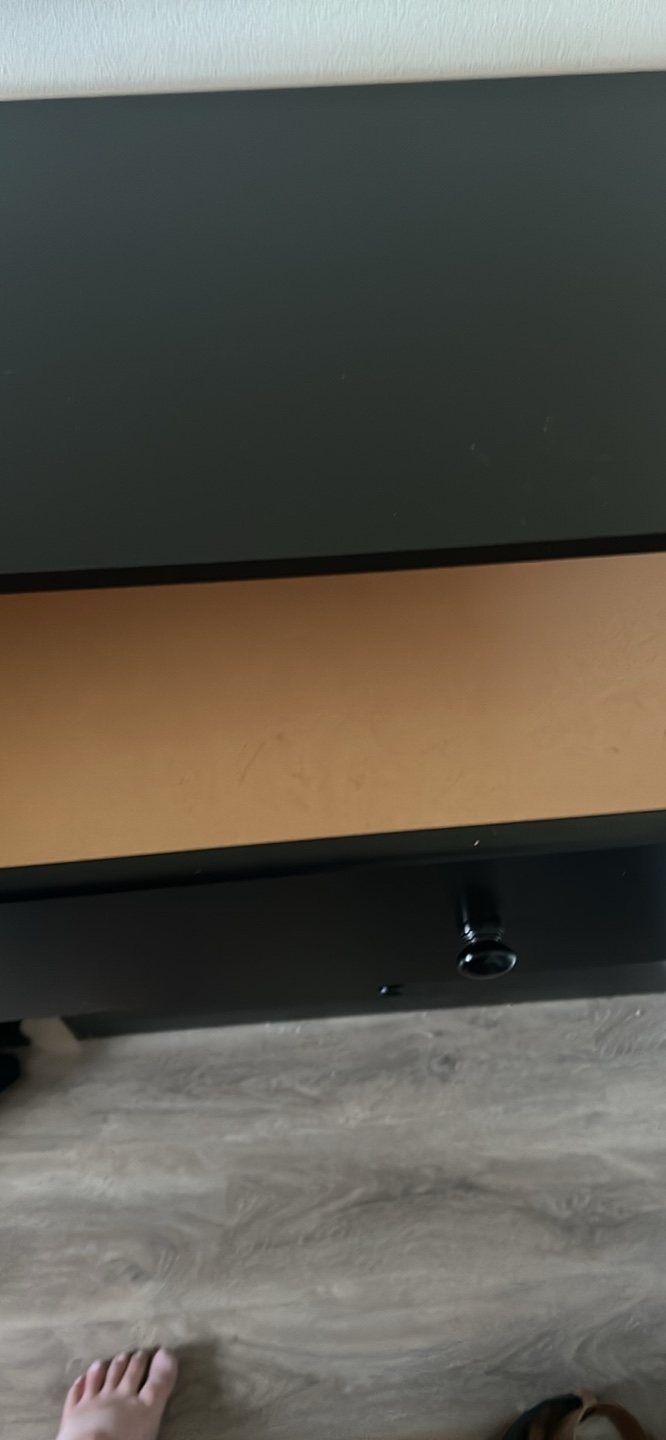 Black 4-Drawer Dresser - photo 2