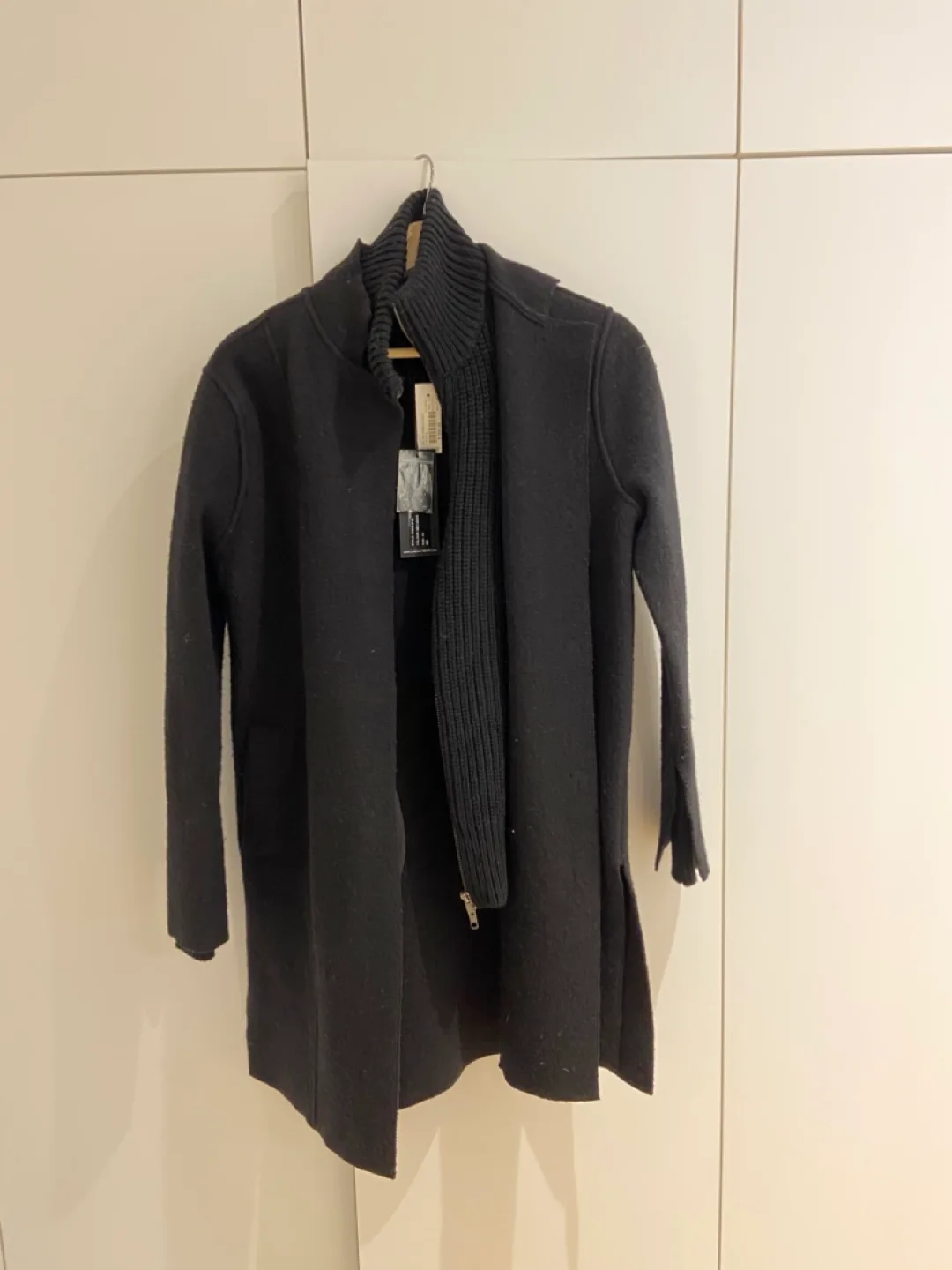 NEW Line Sybella women’s Black Wool Blend Jacket thumbnail