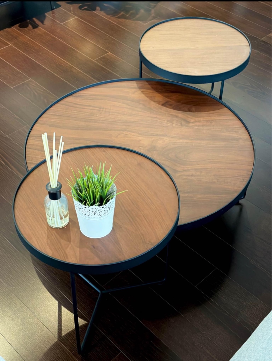 Set of 3 Round Coffee Tables