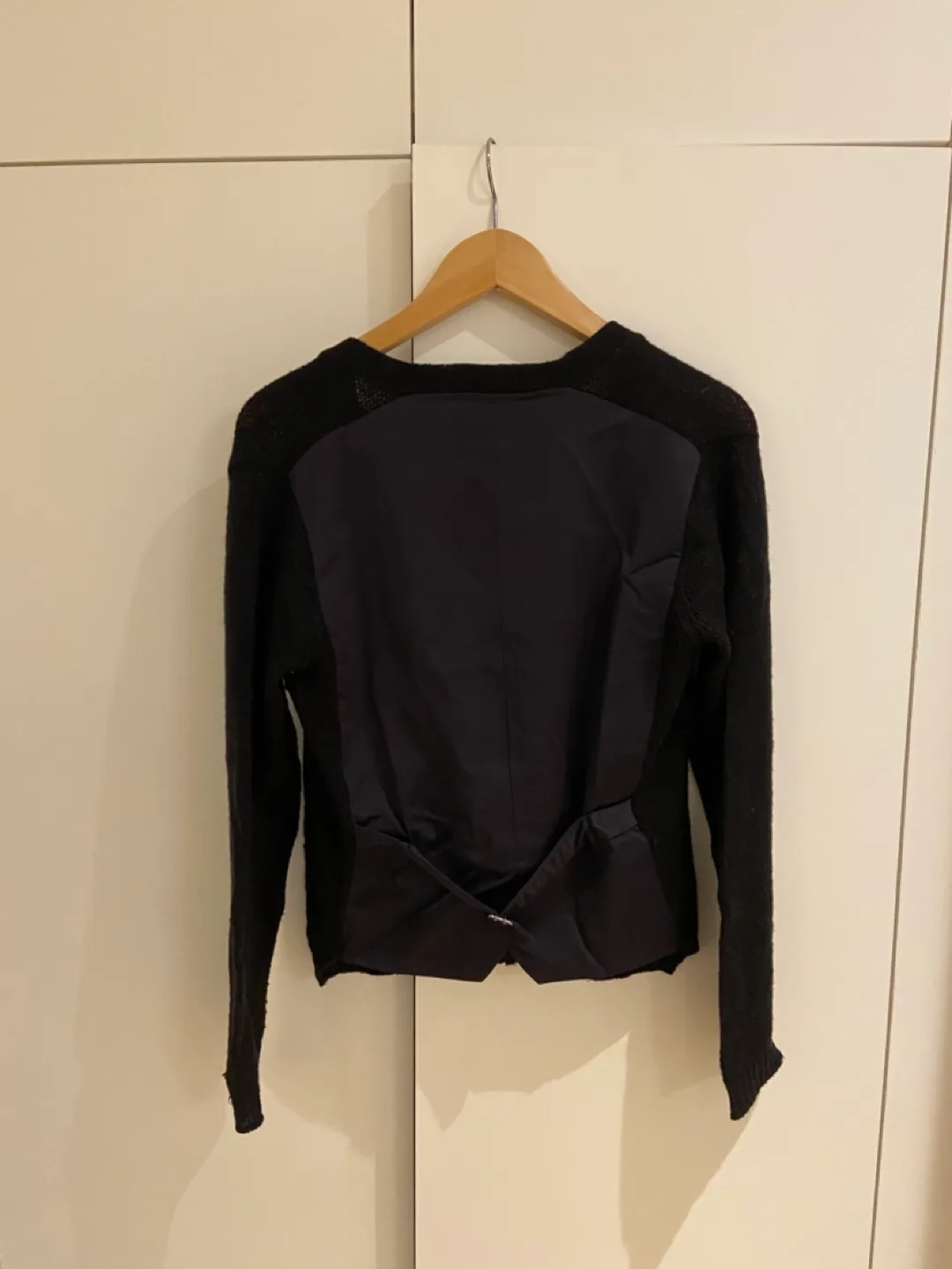 Navy Blue Cardigan with Vest Back image indicator(4)