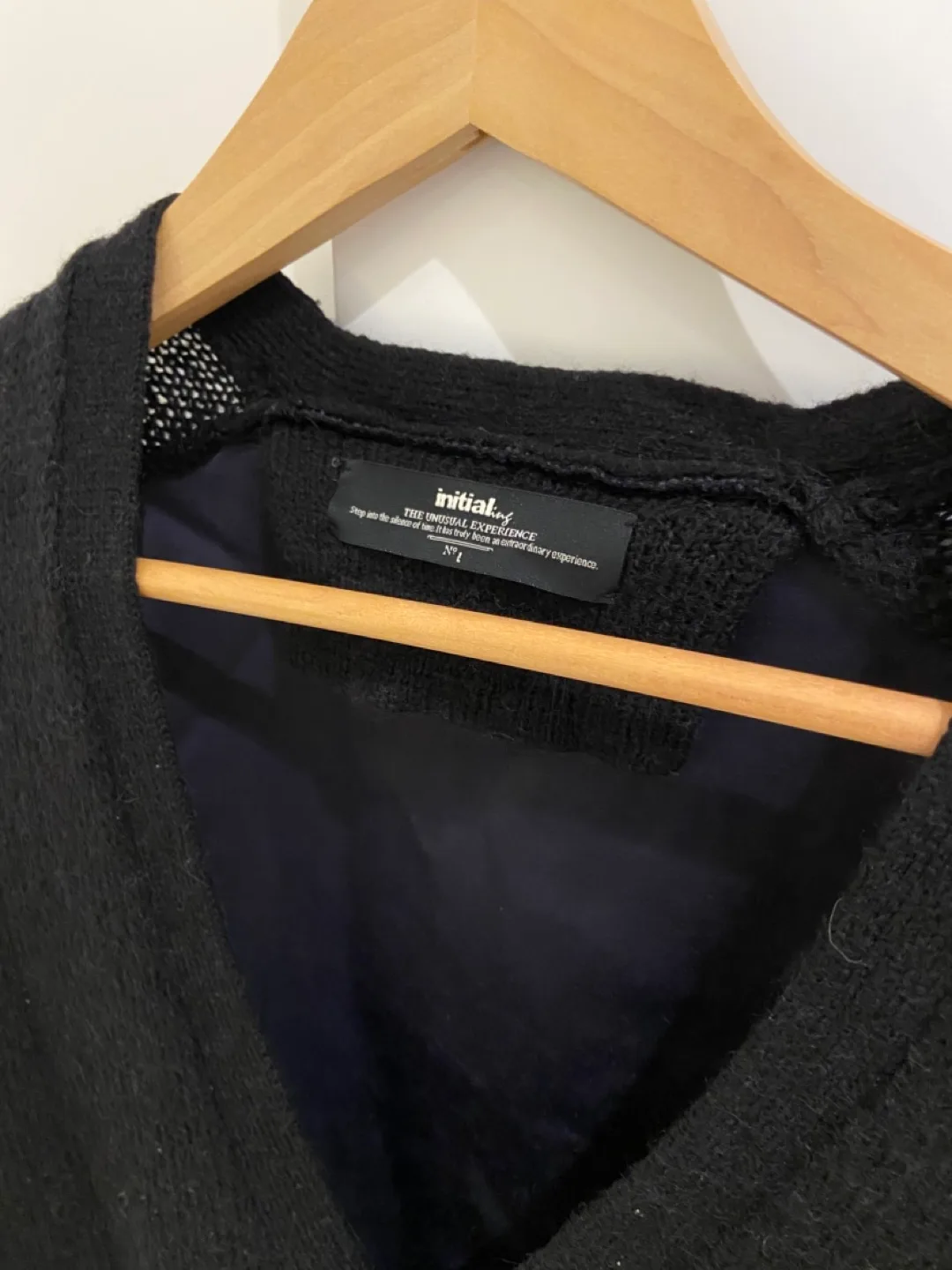 Navy Blue Cardigan with Vest Back image indicator(3)