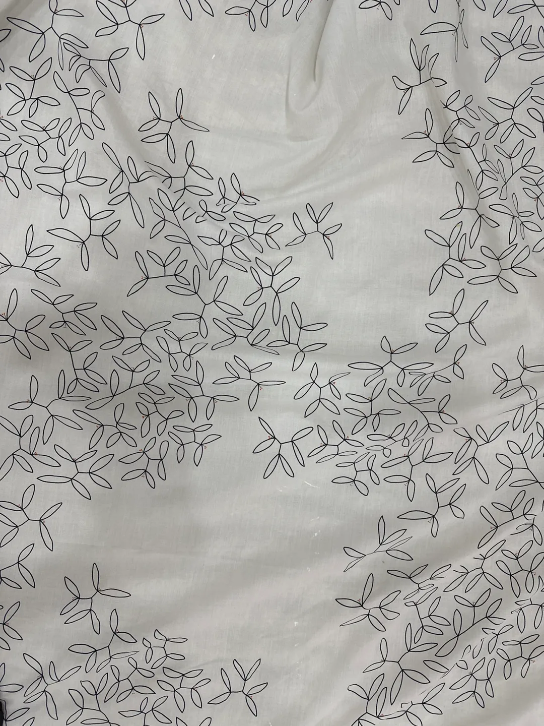 Black Metal Curtain Rod and Curtain