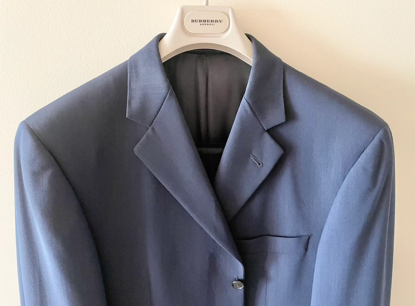 BURBERRY LONDON 3 BUTTON SUPERFINE WOOL BLAZER SPORT COAT JACKET image indicator(4)