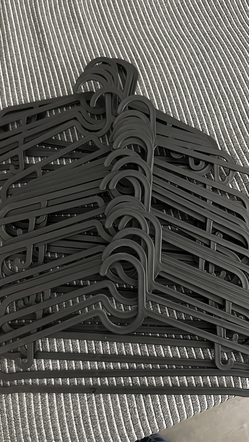 Black Plastic Hangers