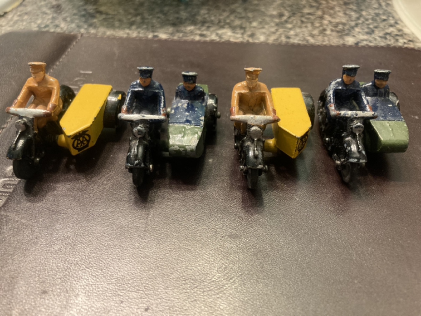 Vintage Dinky Toys Motorcycle Police Man