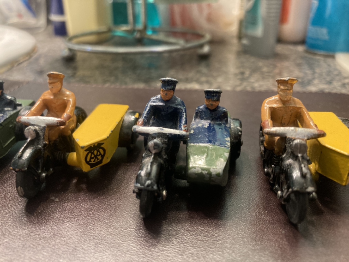 Vintage Dinky Toys Motorcycle Police Man - photo 3