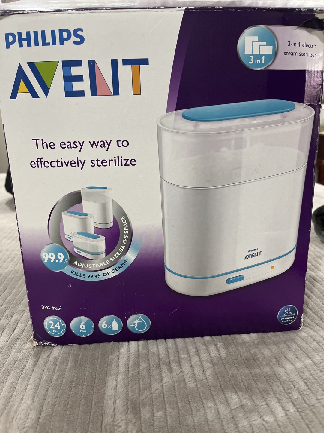 Philips Avent 3-in-1 Electric Steam Sterilizer - photo 2