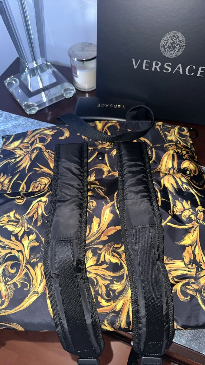 Versace Jeans Couture Black and Gold Tote Bag image indicator(3)