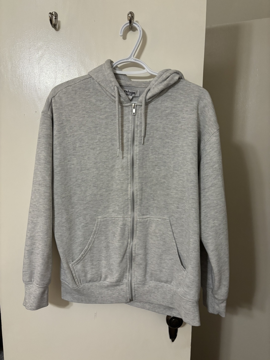 Grey Zip Up Hoodie