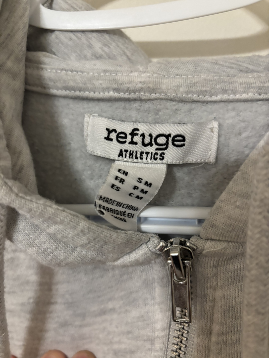 Grey Zip Up Hoodie - photo 4